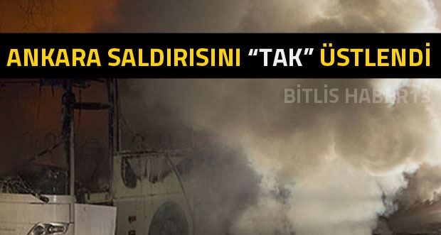 Ankara saldırısını TAK üstlendi